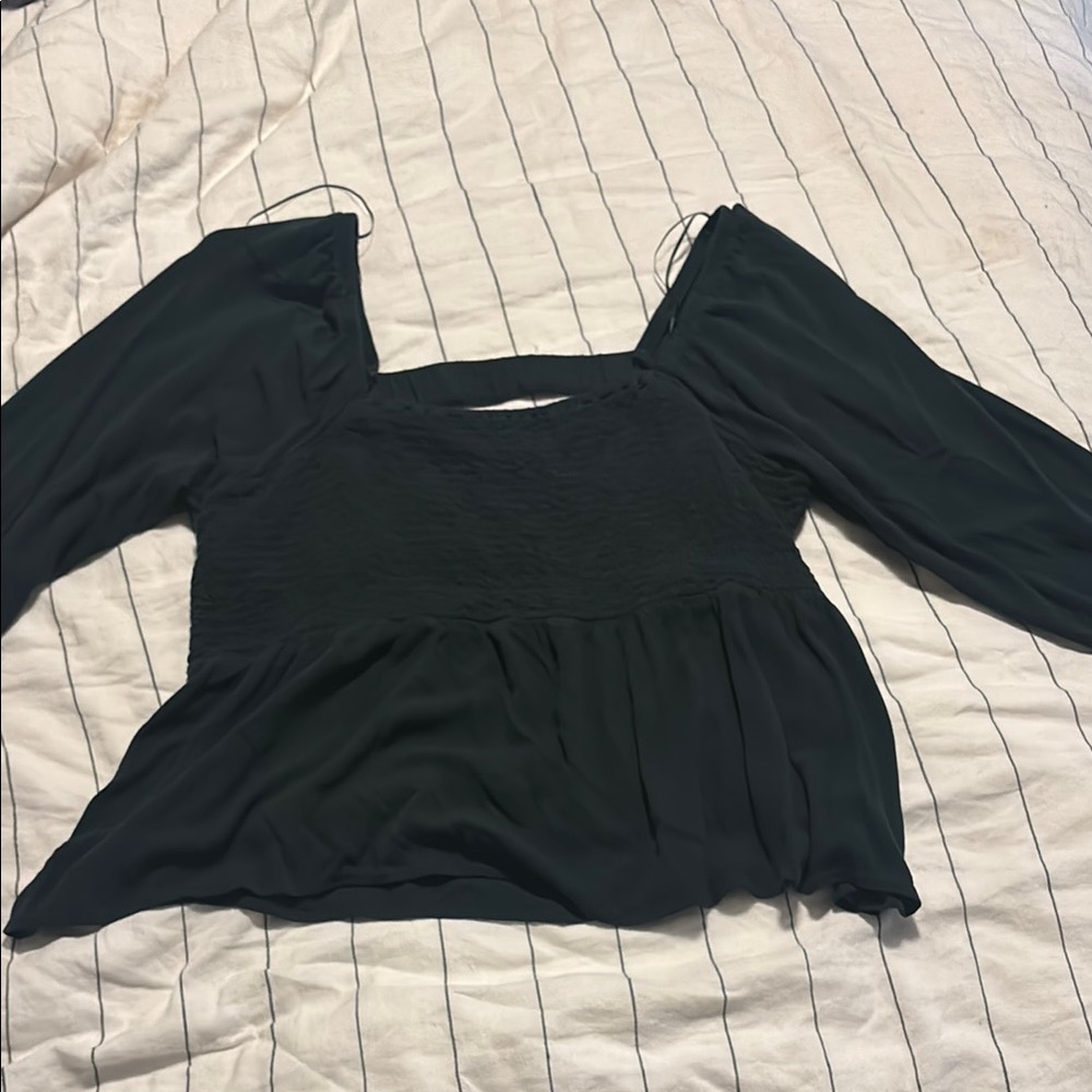 Elegant dark green Women's Top